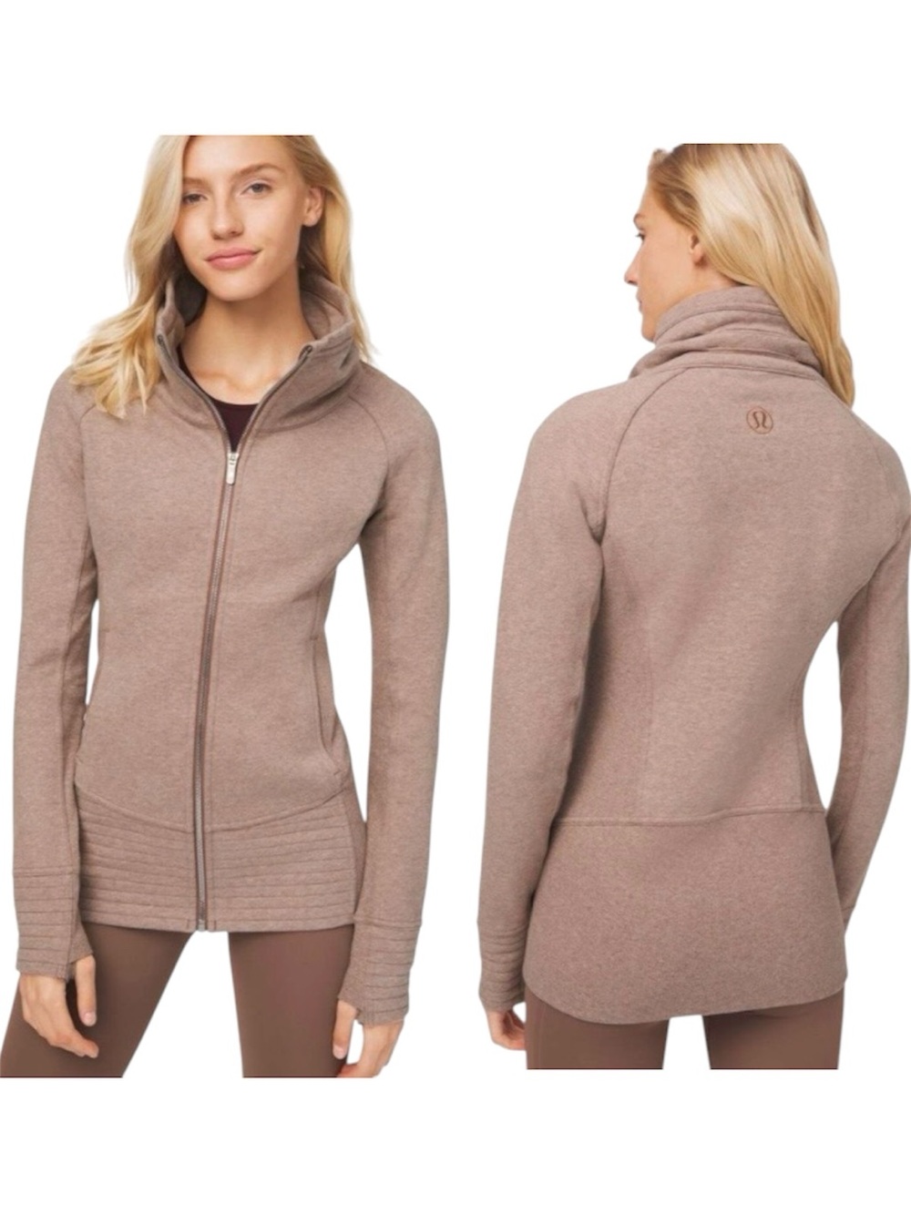 Lululemon Radiant Jacket II Heathered Spanish Oak 8